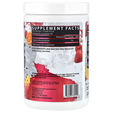 Creatina Nutrex Monohydrate - 60 Porciones