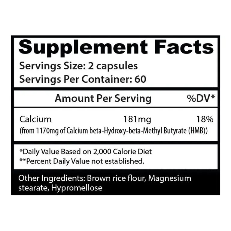 Aminoacidos Insane Labz Hmb 120 Capsulas Sabor Sin Sabor