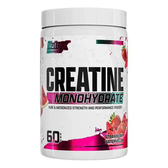 Creatina Monohidratada Nutrex 390 g – Strawberry Watermelon