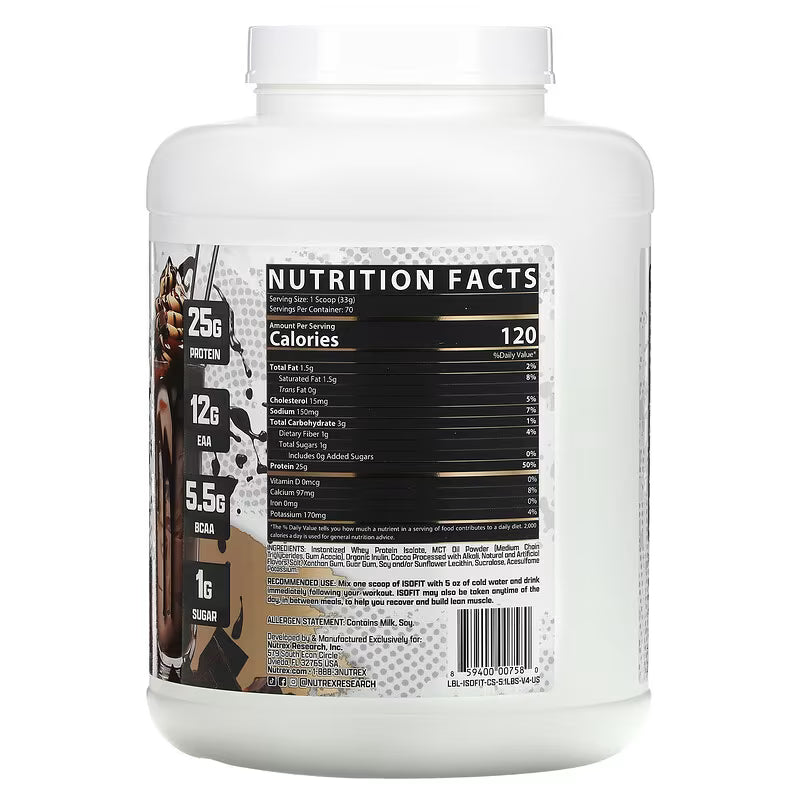 Isofit Nutrex 5LB + Shaker