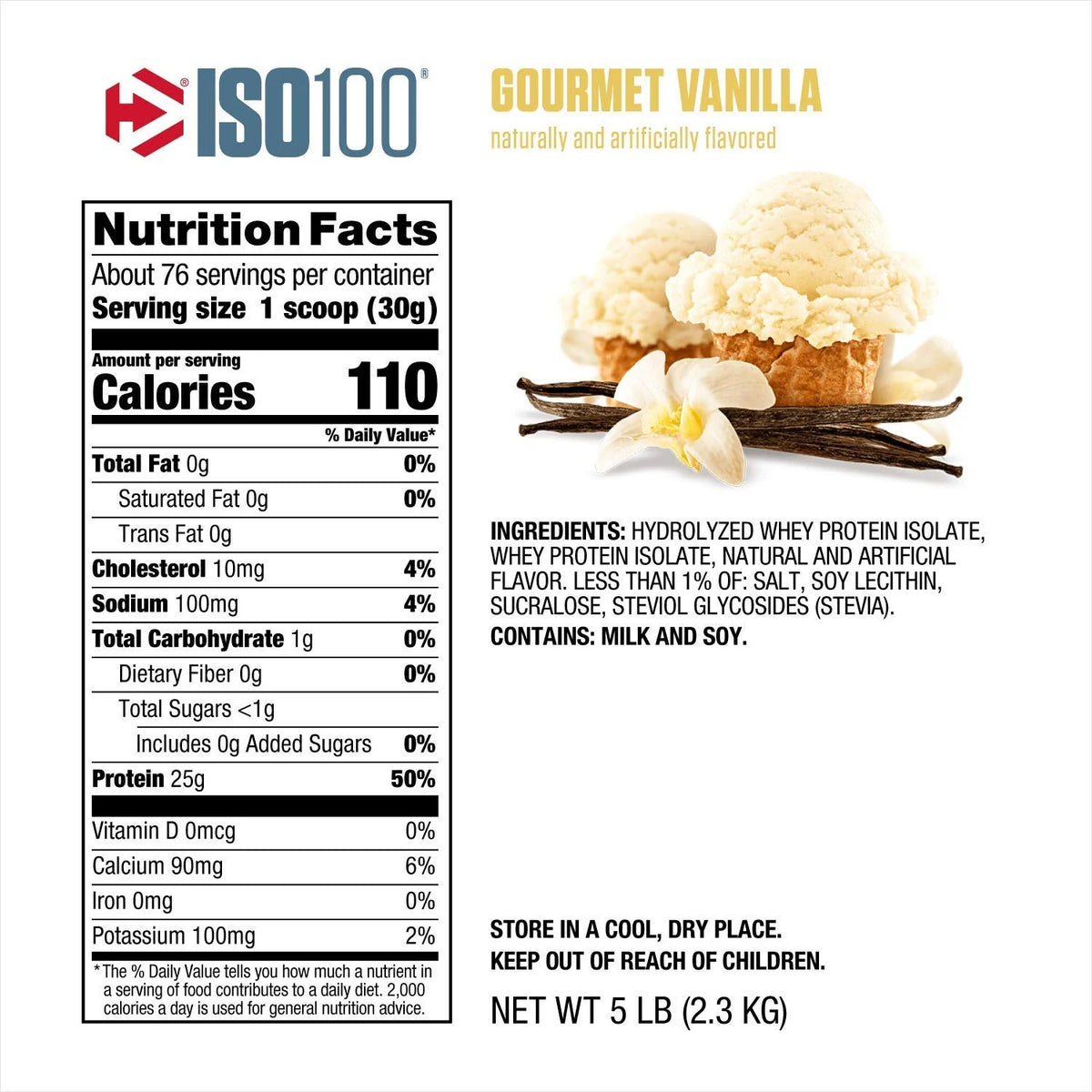 ISO100 Dymatize 5LB