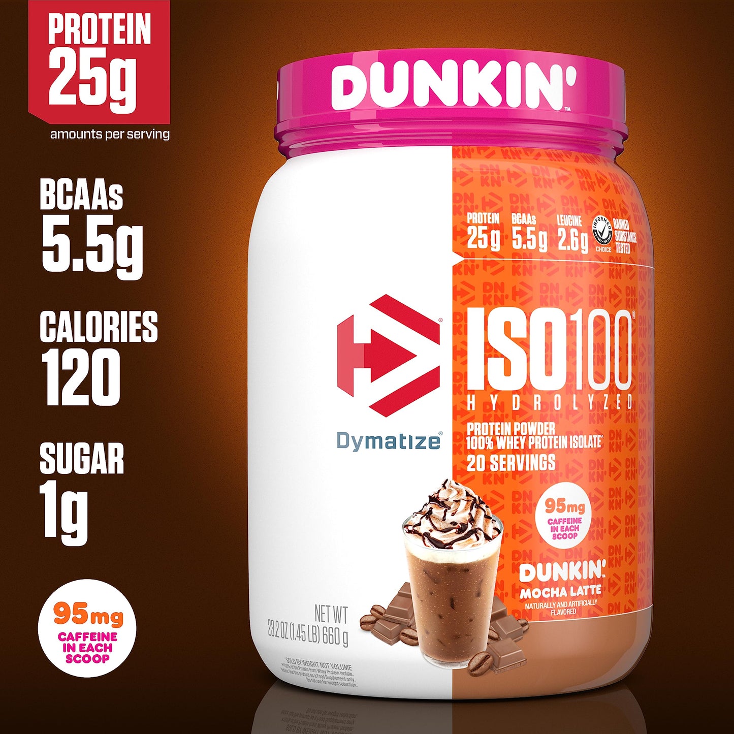 Iso100 Dymatize Proteína En Polvo 1.4 lb