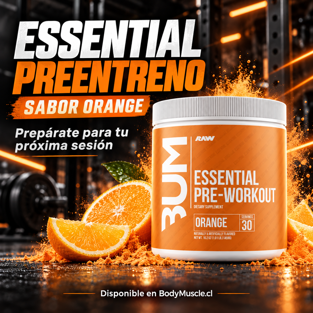 CBUM Essential Raw - Pre Entreno