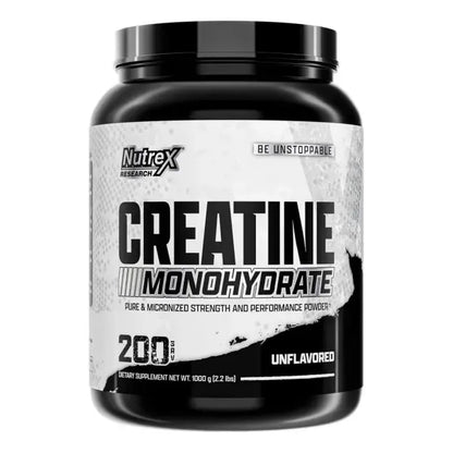 Creatina Monohydrate Nutrex Creatine Drive Black 1kg 200 Servicios Sabor Sin sabor