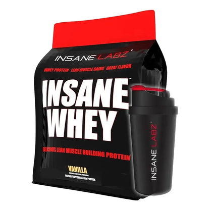 Insane Whey Protein 4lbs 60serv + Shaker - Insane Labz