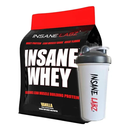Insane Whey Protein 4lbs 60serv + Shaker - Insane Labz