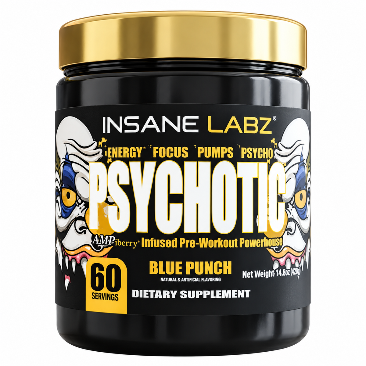 Psychotic Gold Insane Labz - 60 Servicios