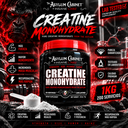 Creatina Insane Labz 1kg - 200 Porciones