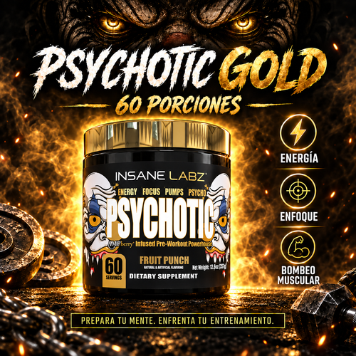 Psychotic Gold Insane Labz - 60 Servicios