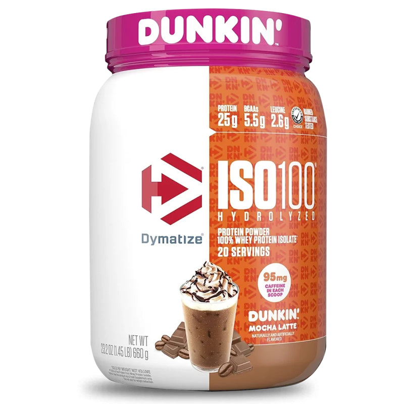 Iso100 Dymatize Proteína En Polvo 1.4 lb - Dunkin Mocha Latte