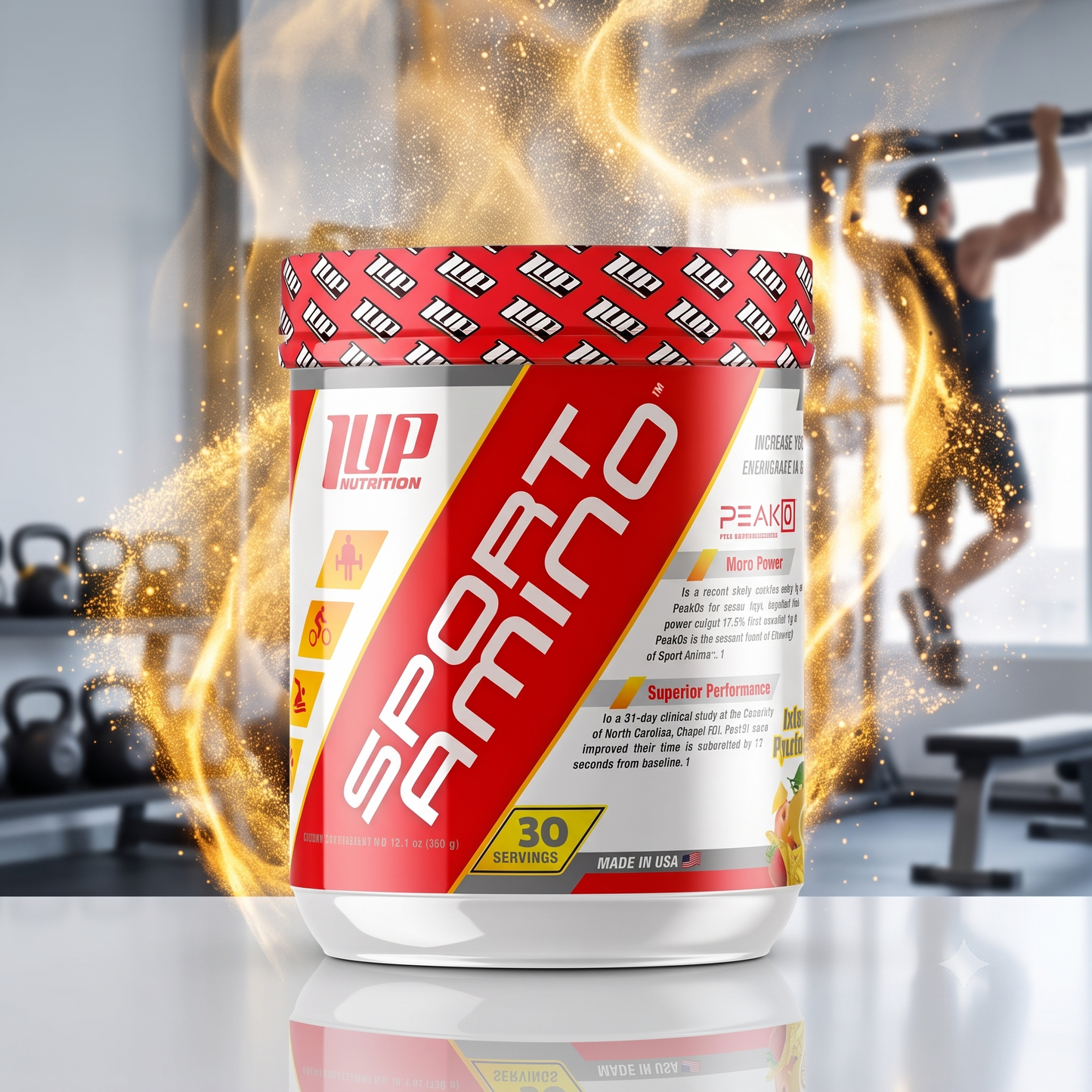 Sport Amino 1up + Aminoácidos + Cafeína + Electrólitos