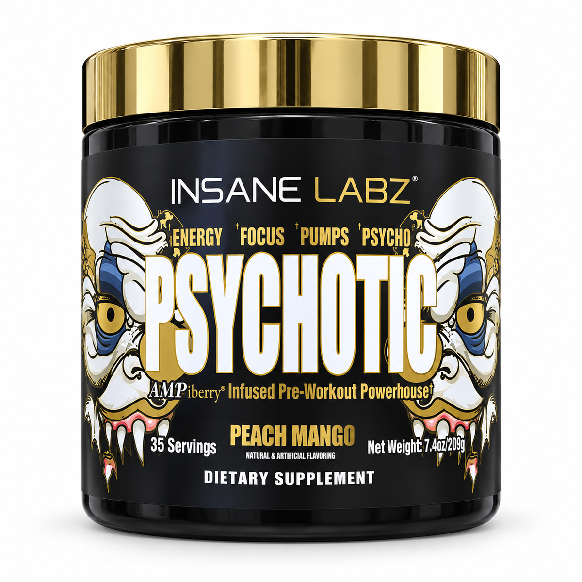 Psychotic Gold Insane Labz – Pre Entreno
