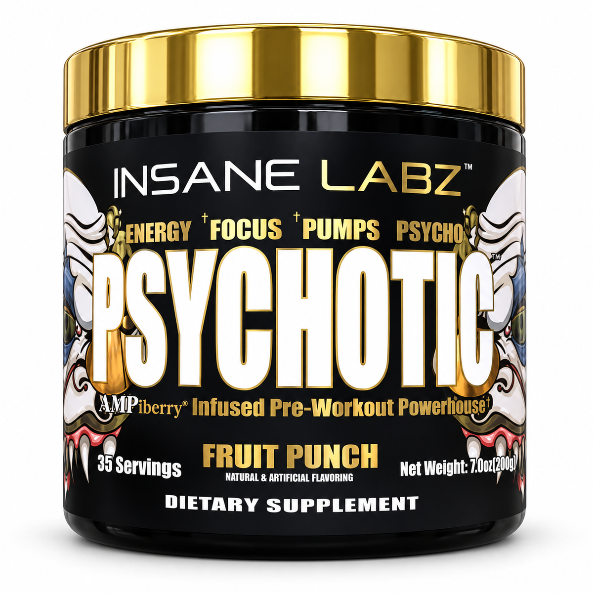 Psychotic Gold Insane Labz – Pre Entreno